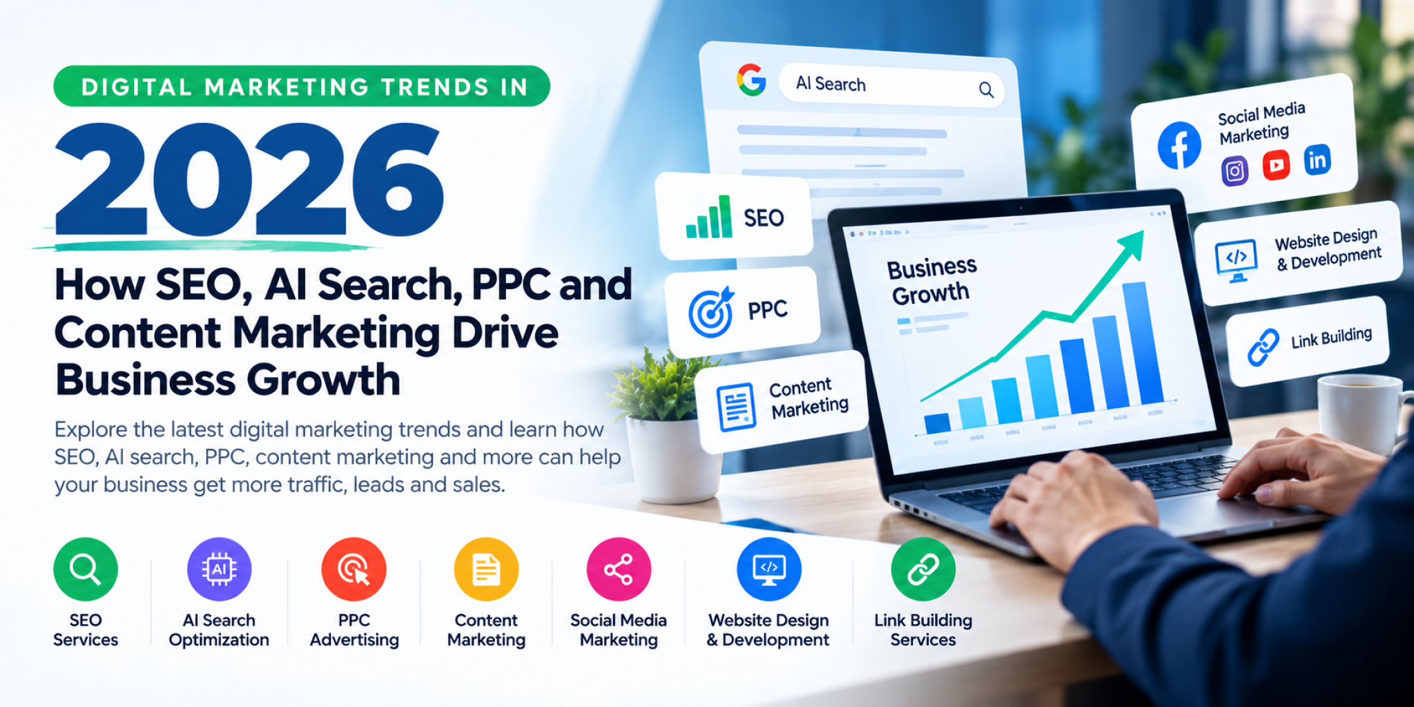 Digital Marketing Trends 2026: SEO, AI Search & PPC